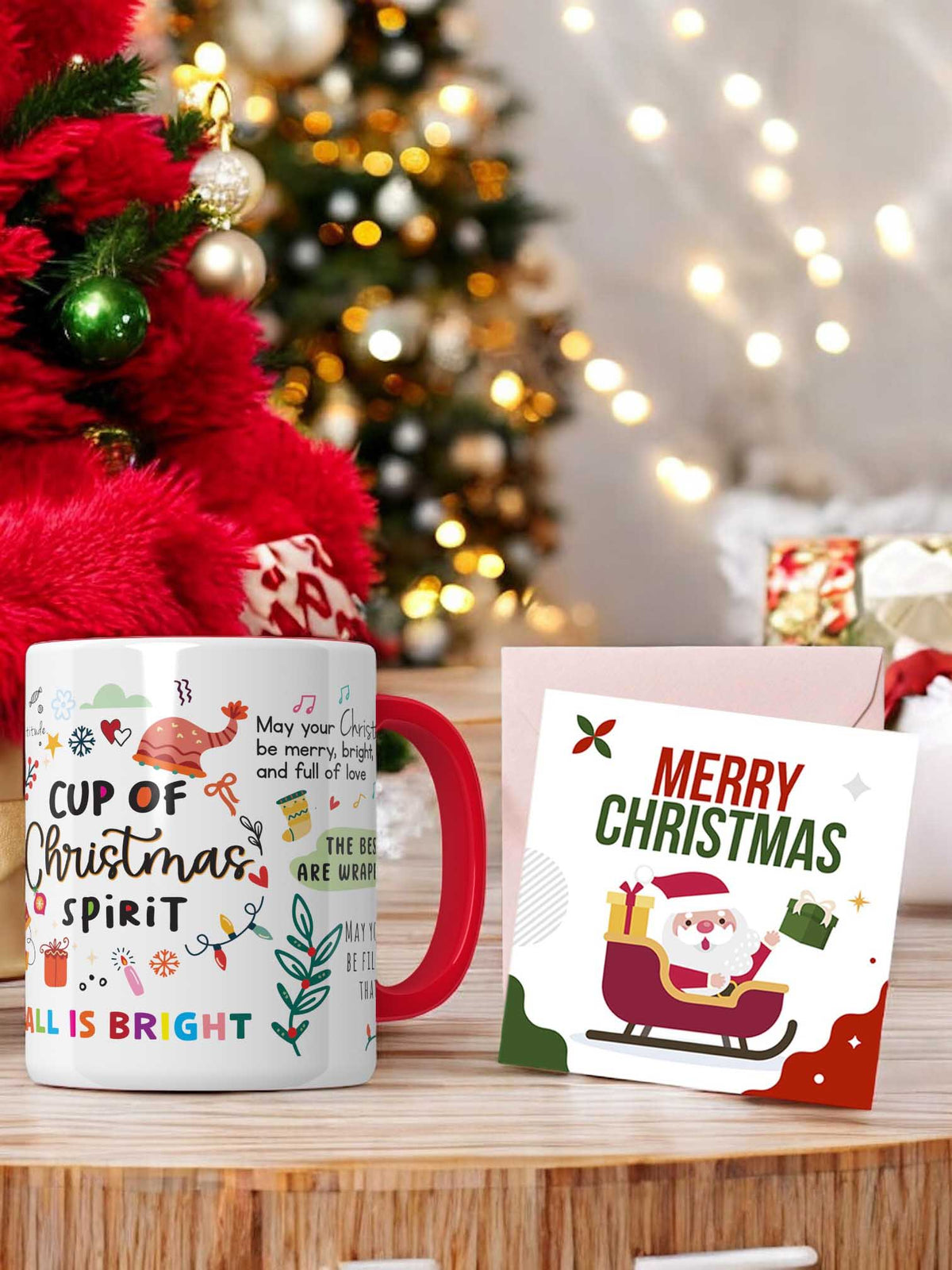 Christmas Mug With Greeting Card