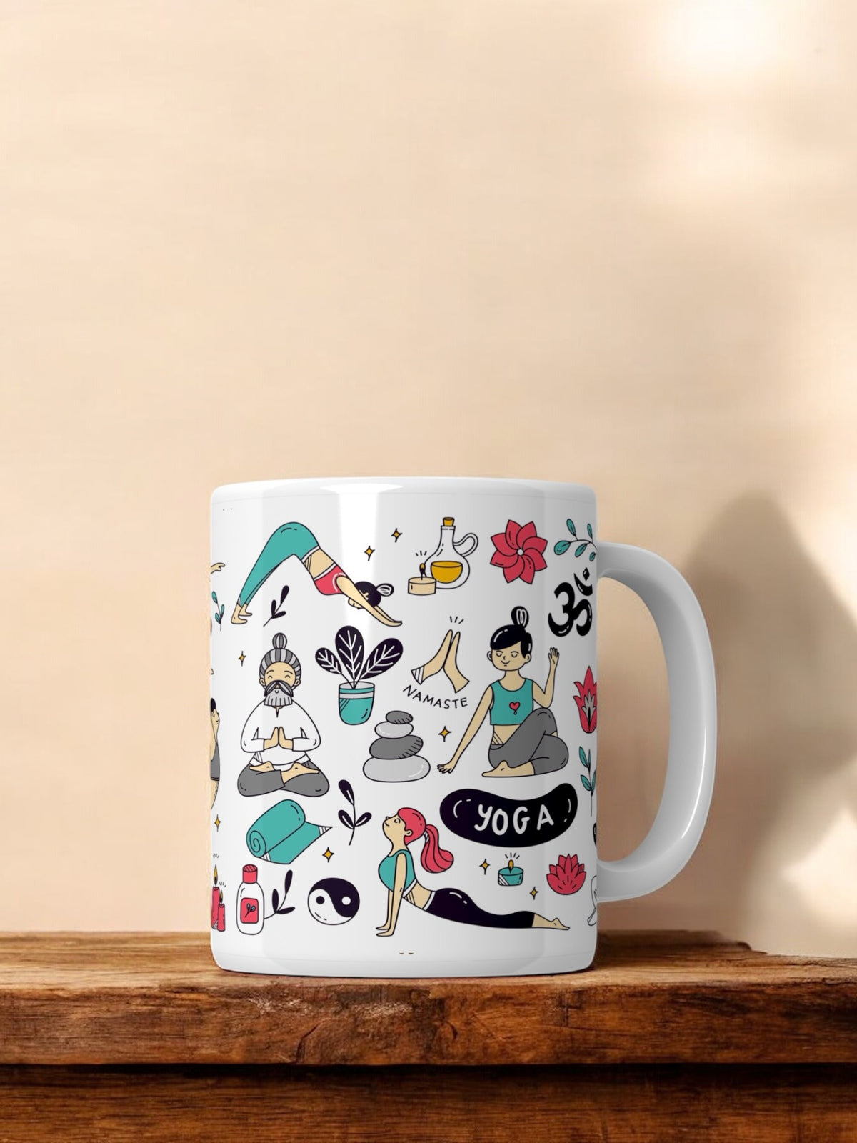 Yoga Doodle Mug