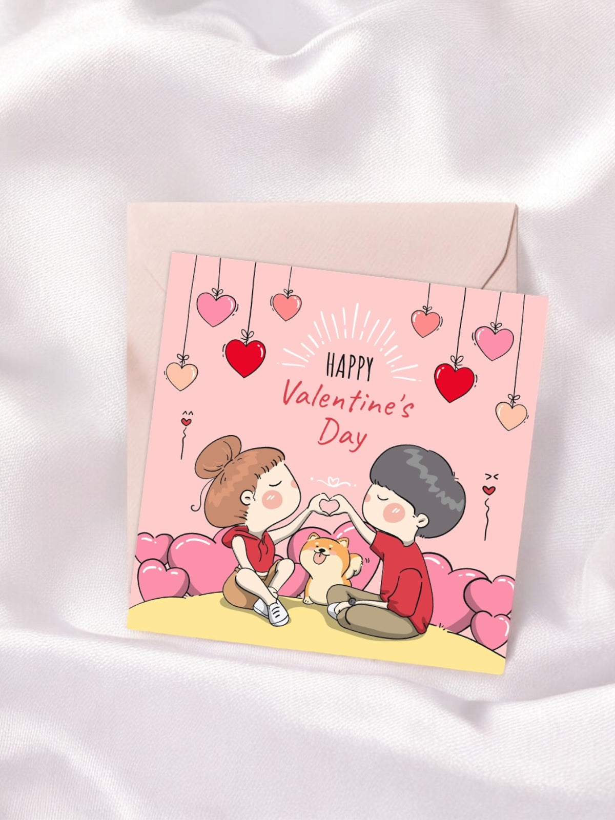 Cute Valentine's Day Greeting Card - Adorable Love Message for Your Special Someone