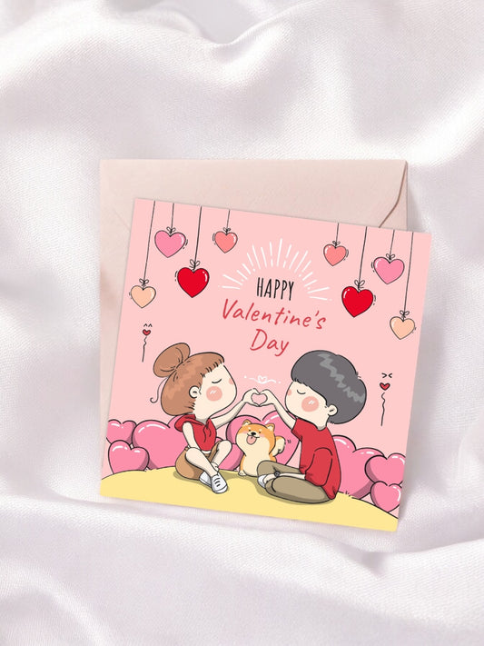 Cute Valentine's Day Greeting Card - Adorable Love Message for Your Special Someone