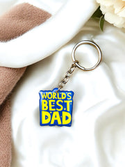 World's Best Dad Keychain